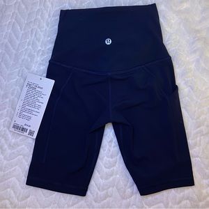 NWT Lululemon Align High Rise Short 8” True Navy Blue